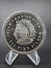 5 oz  0.999 Fine Silver Aztec Calendar Round – Cuauhtémoc – Five Troy Ounces