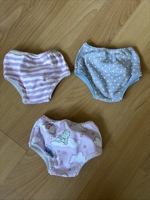 Handmade Puppenkleidung 43 cm Unterhosen/Slip 3 Stück