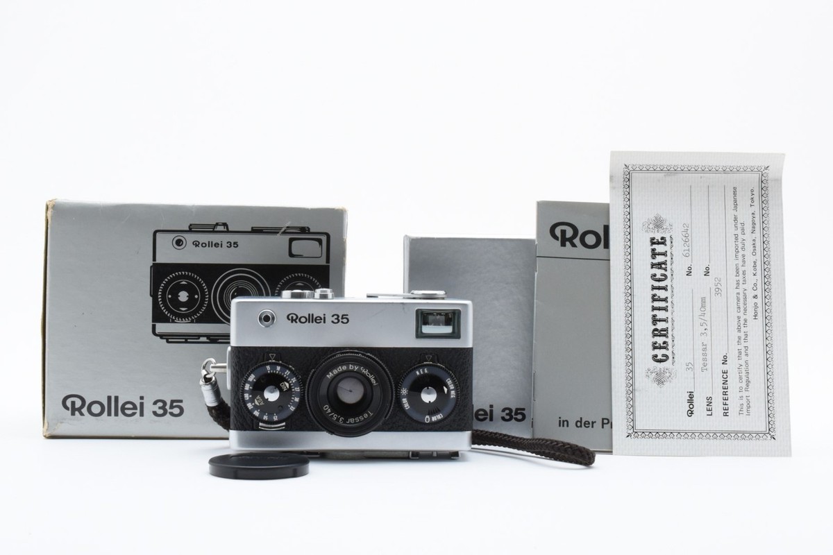 ■ 美品 ■ ローライ Rollei 35 Tessar 40mm F3.5 Rollei 35 black body Tessar 40mm f/3.5 No.3387384 From JAPAN