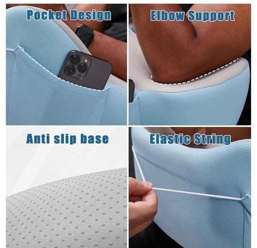 Reading Pillow, Lap Desk with Cushion, Soft Laptop Pillow for Lap. Cooloo8 - Bild 3 von 4