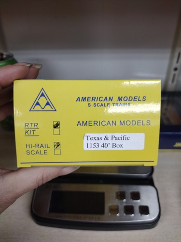 Coche de carga escala S American Models Texas & Pacific 40' 1153 #41207 Hi-Rail | Zustand: New