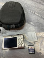 Canon Powershot Digital Elph SD770 IS Camera Silver Case Card NO CHARGER