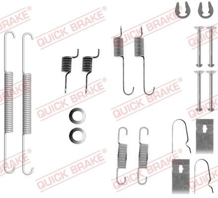 Quick Brake ZubehöRsatz, Bremsbacken Hinten FüR KIA Passend FüR Nissan-image