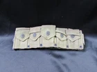US Military WW2 Era M1 Garand Ammunition Cartridge Belt Enbloc Clip Pouch D9