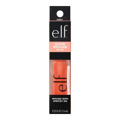 E.L.F. Cosmetics Glow Reviver Lip Oil - Coral Fixation 0.25 OZ