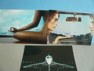 LOT 3 CARTES FAIRE DU CIEL LE PLUS BEL ENDROIT DE LA TERRE AIR FRANCE CONCORD