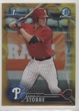 2016 Bowman Draft Chrome Picks Gold Refractor 8/50 Cole Stobbe #BDC-62 fm0