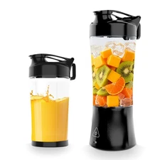 Portable Smoothie Blender,Cordless Blender Bottle Electric,24oz. Vessel,USB-C...