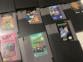 LOT OF 13 NES NINTENDO GAMES = TMNT Ninja Gaiden Double Dragon 3 Shadow Balloon