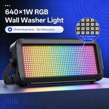 150W RGB 640LED Wall Washer Light Strobe DMX Stage DJ Beam Lighting Party Show