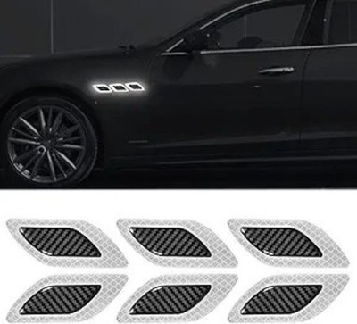 3D Diamond Grade Reflective Stripe Sticker for Car SUV Fender Hoo Color: White