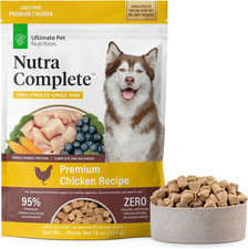 ULTIMATE PET NUTRITION Nutra Complete Freeze Dried Raw Dog Food, Veterinarian Fo
