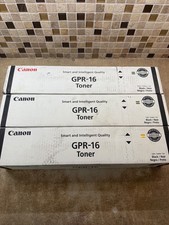 LOT OF 3 Genuine Canon GPR-16 Black Toner 9634A003 AA for Canon iR 3570 4570