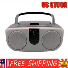 Portable CD Boombox with AM/FM Radio LED Display SRCD243 Boombox