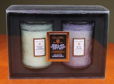 VOLUSPA Japonica Collection Small Jar Candle Duo Gift Set 5.5 oz 156 gr