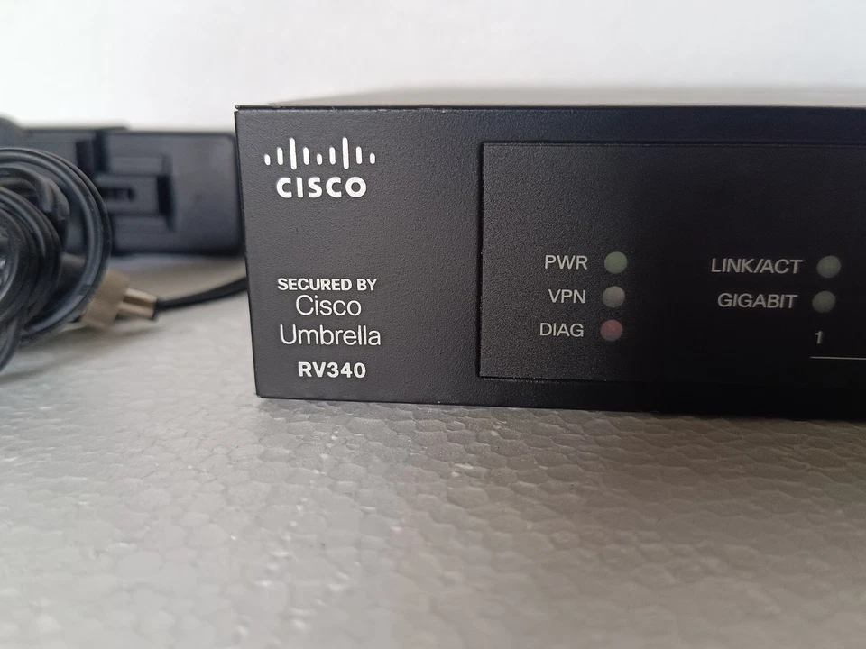 Cisco RV340-K9-G5 V05 Dual WAN Gigabit VPN Router With Power Adapter - Image 2 of 4