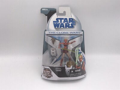 Star Wars Clone Wars Ahsoka Tano With Rotta The Huttlet Variant Eyelash 2008 