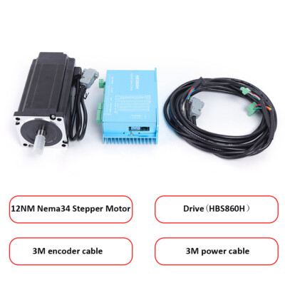 HBS860H Treiber Nema34 Stepper Motor Drive Set 12Nm Closed Loop Schrittmotor