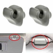 2X Sun Visor Bracket Hook Clip Hanger For Honda Civic Accord CR-V 88217S01A01ZA