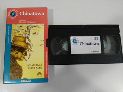 CHINATOWN ROMAN POLANSKI NICHOLSON DUNAWAY - Pelicula VHS Castellano - 2T