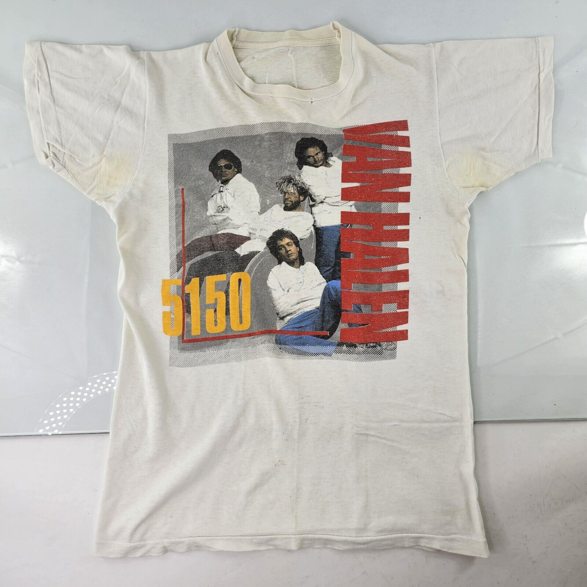 1986 VAN HALEN 5150 North American Tour Vintage Band Tour T-Shirt