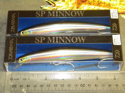 Daiwa Salt Pro SP Minnow Striper FLOATING Lure DSPM15F03 Laser Shiner Lot 2