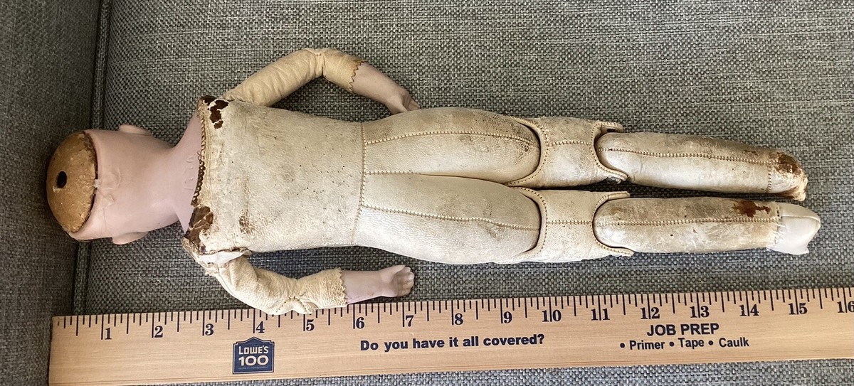 DOLL MARKED 1776 C.O.D. 3/0 D.E.P. BISQUE HEAD/ARMS AND KID DOLL MARKED 1776 C.O.D. 3/0 D.E.P. BISQUE HEAD/ARMS AND KID
