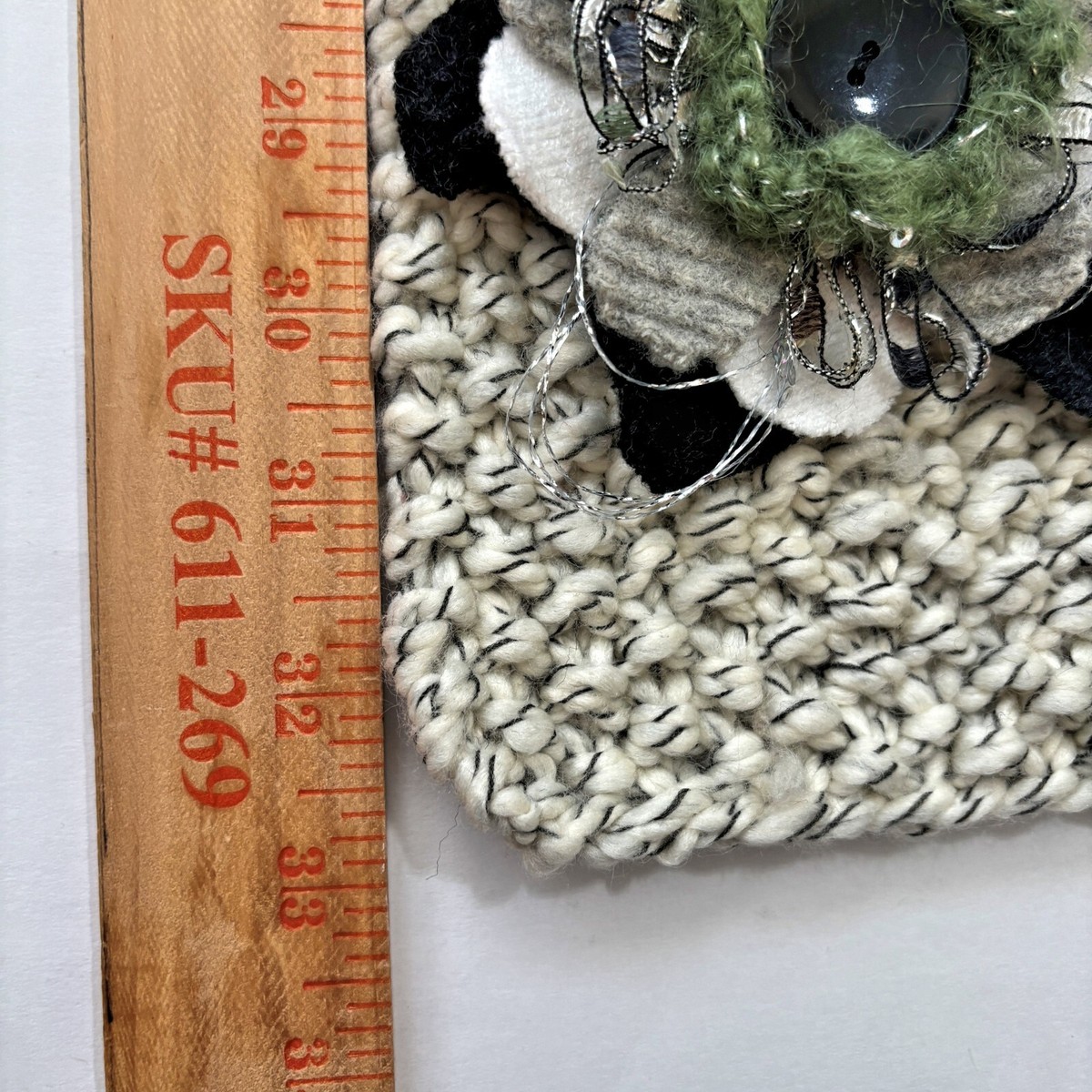 ●TATIANA● Refined Knit Muffler MF8106 8 Colors 5006508965 Artesian Embellished Knit Scarf Muffler Handmade Tweed