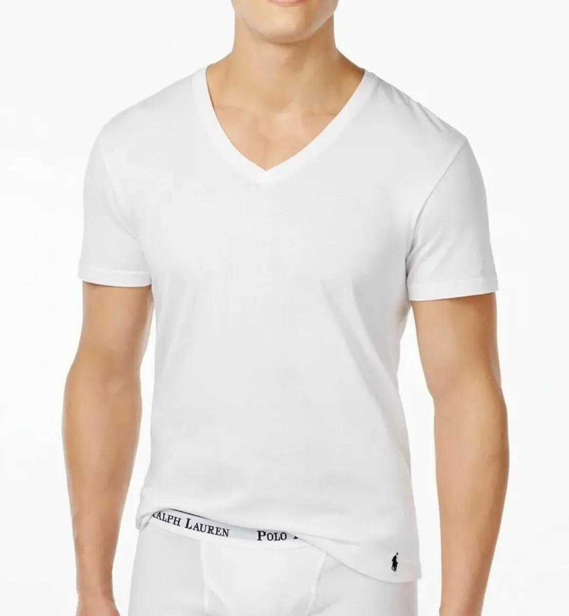 White polo cheap undershirt