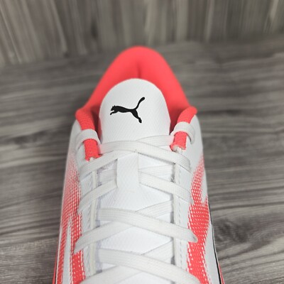 Puma Ultra Play IT Indoor Soccer Shoes White/Black/Fire  display picture 1