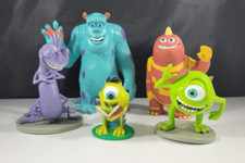 Vintage Lot Disney Monster Inc Action Figures Sulley Randall Boggs Mike George