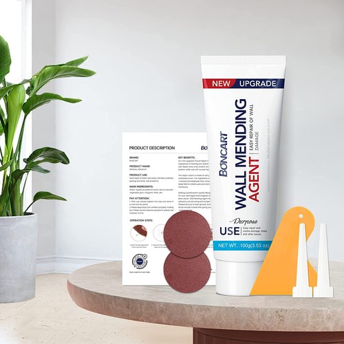 2PCS Boncart Drywall Repair Kit, Safemend Non-Toxic Wall Mending Agent Free -NEW - Picture 8 of 12