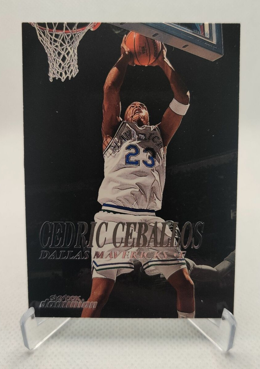 1999-00 SkyBox Dominion Dallas Mavericks Basketball Card #32 Cedric Ceballos