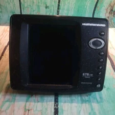 HUMMINBIRD Fish Locator Depth Finder  678c HD Head Unit Only Untested
