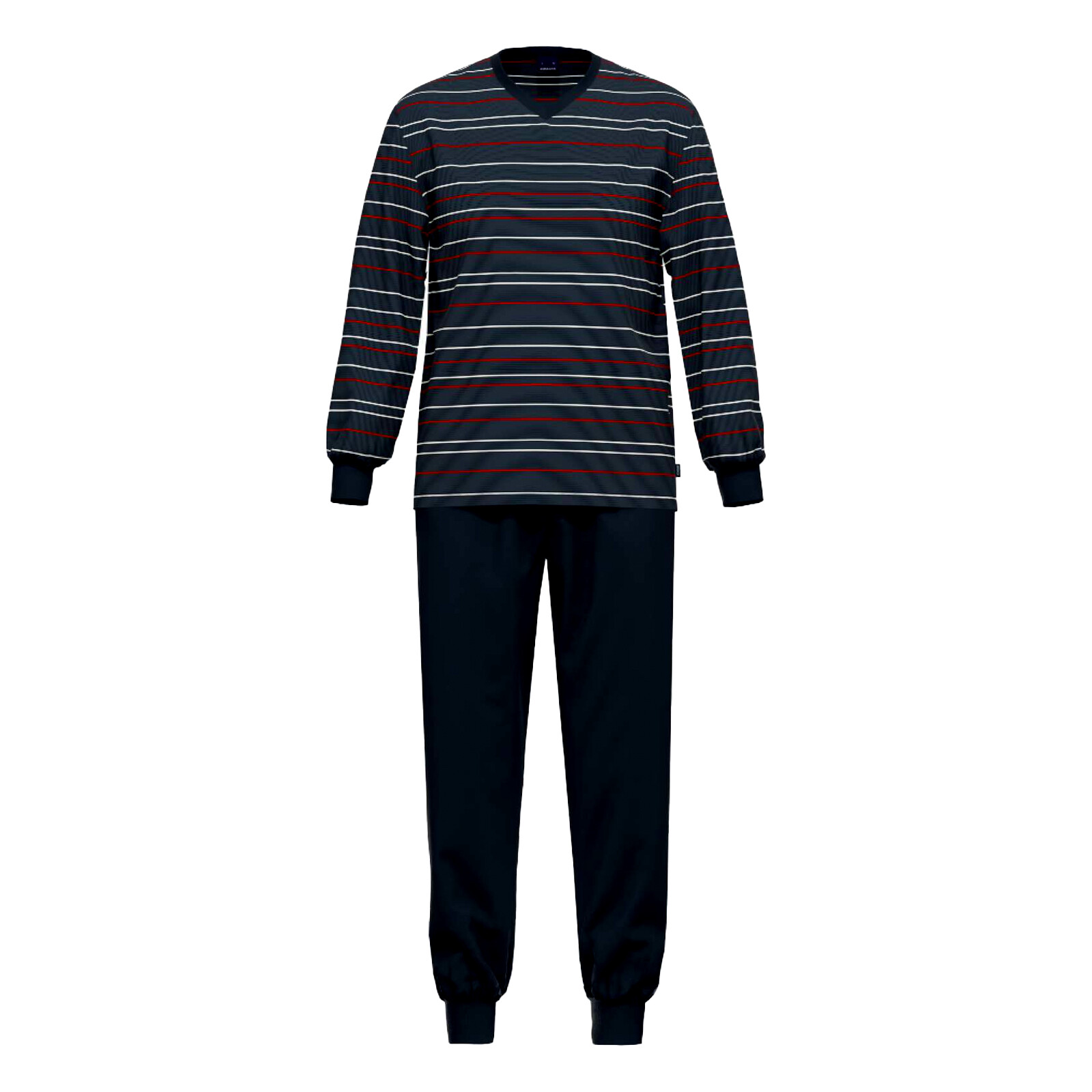 Пижамный комплект Ammann Herren, длинный комплект домашней одежды GOTS Schlafanzug lang