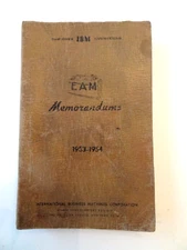 VTG IBM Customer Engineering EAM Memorandums 1950s