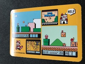 Super Mario Bros 3 Famicom History Book Sealdass Sticker Japanese NINTENDO