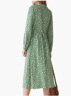 & Other Stories Collared Dress Green Floral 2 RV $129 | eBay
