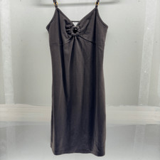 Ann Taylor Loft Petites Women's Black Sleeveless Midi Dress Size 6P