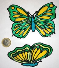 Kolor okna, 2 bardzo ładne motyle, obraz okna (1.0)