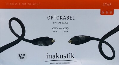 Inakustik Star II Optokabel Toslink 3,0 m, UVP 22,99  