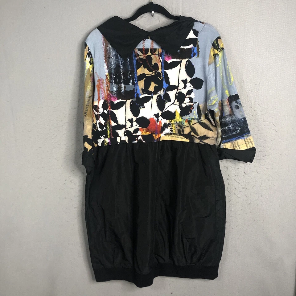 Simply Art By Dolcezza Dress Womens Extra Large Abstract Modern Art to Wear - Image 2 of 4