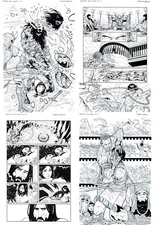 Your Choice- BRZRKR Fallen Empire ORIGINAL COMIC ART Rebekah Isaacs Keanu Reeves