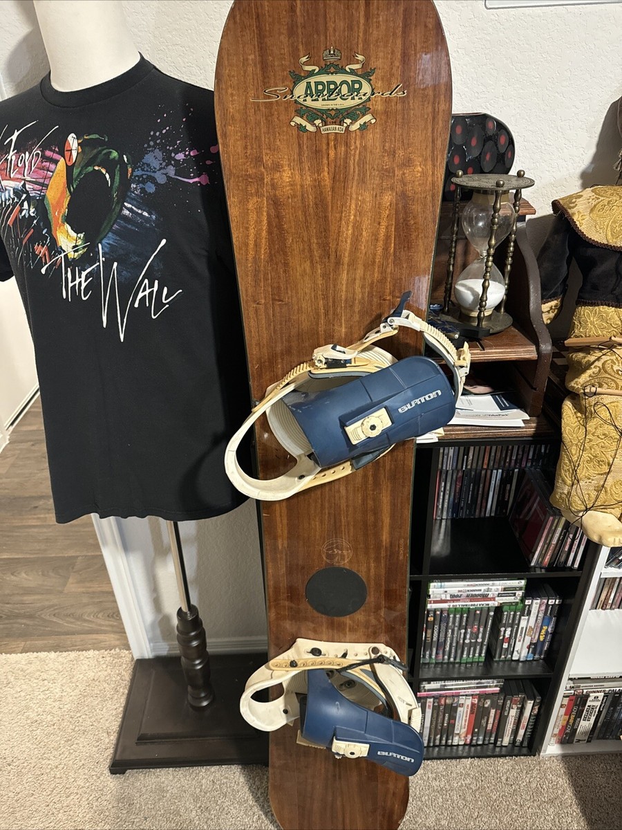 Rare Arbor Hawaiian Koa Wood Snowboard (real Wood) And Size 13