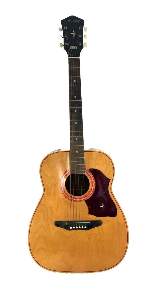 その他 Acoustic Harmony HQ30000 Bamboo Mahogany Harmony Acoustic Guitar w/EQ – Jacksboro