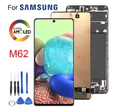 LCD Display Touch Screen Digitizer Frame For Samsung Galaxy M62 M625 SM-M625F/DS