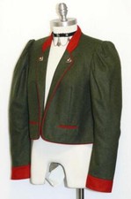 S B39" Boiled Wool German Jacket Overcoat Women Short Hunting Riding Coat