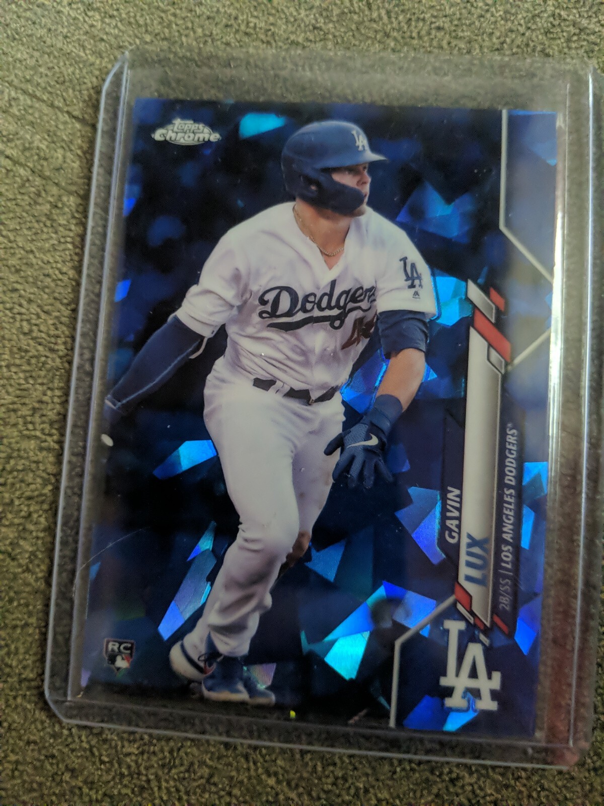 Gavin Lux 2020 Topps Chrome Sapphire RC ROOKIE #292 DODGERS