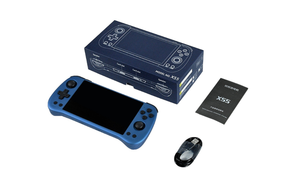 Powkiddy X55 Retro Handheld Game Console 128GB Linux System