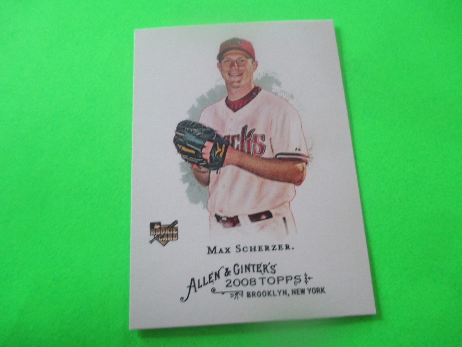 Max Scherzer Rookie Card 2008 Allen & Ginter #297